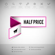 Banner with commerce business content N8