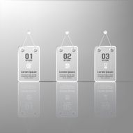 Infographics transparent banner N6
