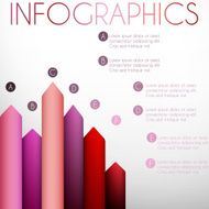 Arrows infographics elements