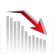 Vector graph chart arrow for business strategy N4