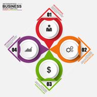 Infographic marketing design template