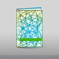 Modern abstract brochure as book N2