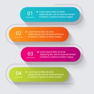 Vector colorful info graphics for your business presentations N108