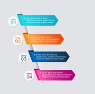 Vector colorful info graphics for your business presentations N114