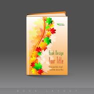 Modern abstract brochure as book N3