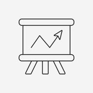 Information chart line icon N4