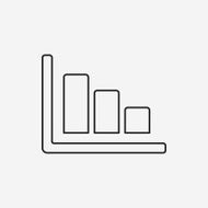 Information chart line icon N8