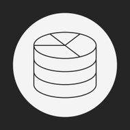 Information chart line icon N11