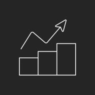 Information chart line icon N14