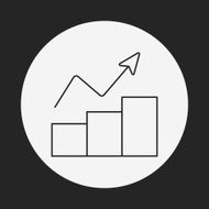 Information chart line icon N15