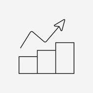 Information chart line icon N16