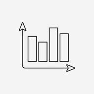 Information chart line icon N24