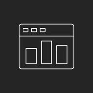 Information chart line icon N26