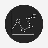 Information chart line icon N41