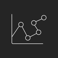 Information chart line icon N42