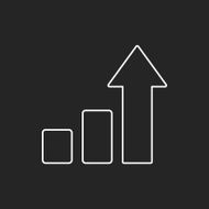 Information chart line icon N45