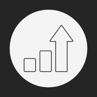 Information chart line icon N46