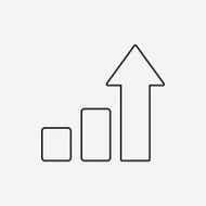 Information chart line icon N47