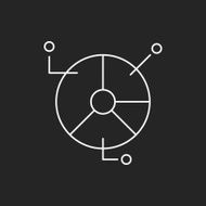 Information chart line icon N57