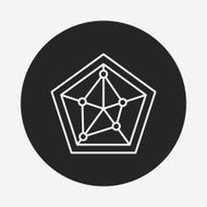 Information chart line icon N60