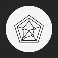 Information chart line icon N62