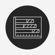 Information chart line icon N72