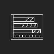 Information chart line icon N73