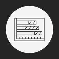 Information chart line icon N74