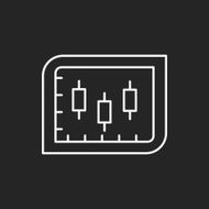 Information chart line icon N77