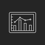 Information chart line icon N81