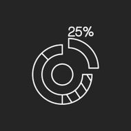 Information chart line icon N85