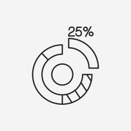 Information chart line icon N87