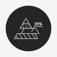 Information chart line icon N96