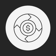 Information chart line icon N102
