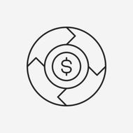 Information chart line icon N103