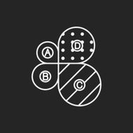 Information chart line icon N105