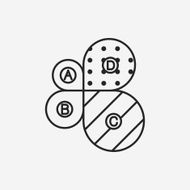 Information chart line icon N107
