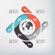 Modern design for business info graphic N15