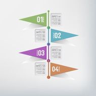 Modern design for business info graphic N17