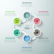 Modern infographics options banner N291