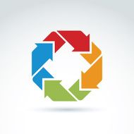 Vector abstract icon symbol design element