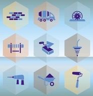 work tool icons rough