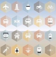 icons transportations
