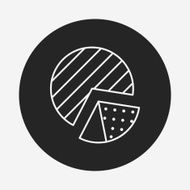 Information chart line icon N116