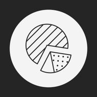 Information chart line icon N118