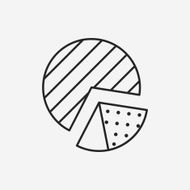 Information chart line icon N119