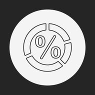 Information chart line icon N122