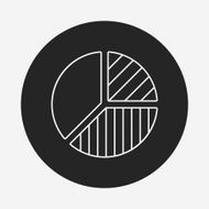Information chart line icon N124