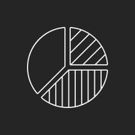 Information chart line icon N125