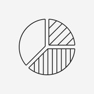 Information chart line icon N127